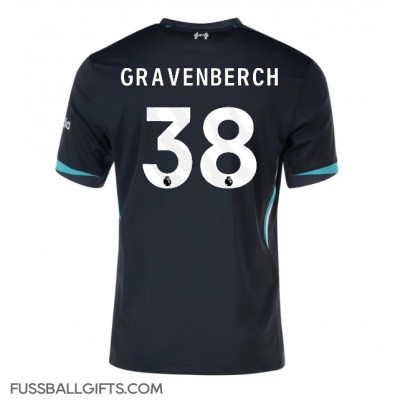Liverpool Ryan Gravenberch #38 Fußballbekleidung Auswärtstrikot 2024-25 Kurzarm Liverpool Ryan Gravenberch #38 Fußballbekleidung Auswärtstrikot 2024-25 Kurzarm